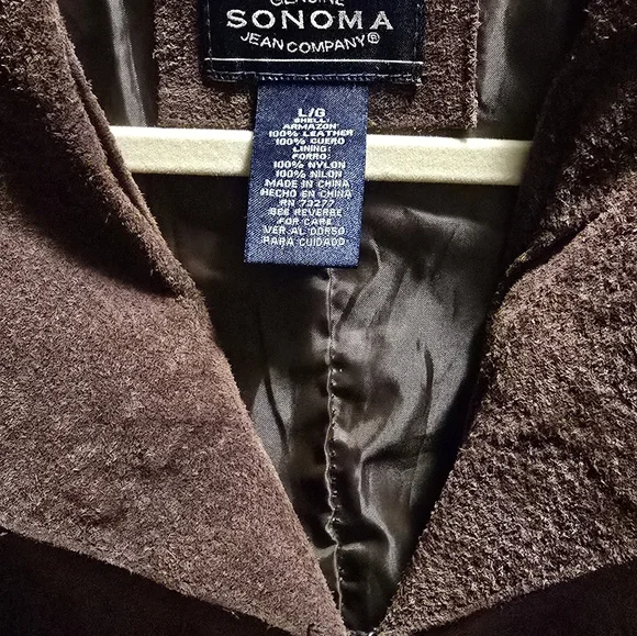 Sonoma Chocolate Suede Jacket - Picture 4 of 7